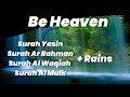 Surah Yasin, Ar Rahman, Al Waqiah, Al Mulk - Omar Hisham || Quran Recitation With Rainy Sounds