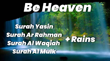 Surah Yasin, Ar Rahman, Al Waqiah, Al Mulk - Omar Hisham || Quran Recitation With Rainy Sounds