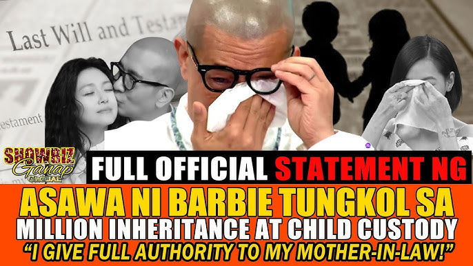OFFICIAL STATEMENT NI DJ KOO SA LAST WILL & TESTAMENT NI BARBIE HSU AT CHILD CUSTODY BYENAN BAHALA!