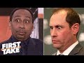 Stephen A. impersonates Adam Gase's eyes from his Jets press conference | First Take