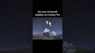 the new minecraft updates are lowkey fire