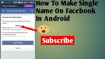 How to make single name on facebook without vpn  bangla full tutorial