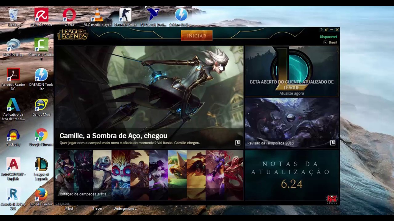 Como voltar para o antigo launcher do lol YouTube