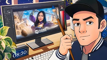 Making Thumbnails Live for @KaashPlays l Photoshop Live Stream