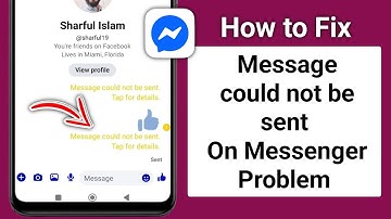 How to Fix Messages could not be sent on Messenger problem (new rules)