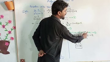 Mathematics class 10 Exercise 4.1 Question 4 partial fractions lecture No 2