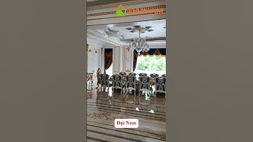 Hoa văn CNC tân cổ điển Medallion vàng đồng kiêu sa, viền Ba Tư kết nối không gian hoàng gia #shots