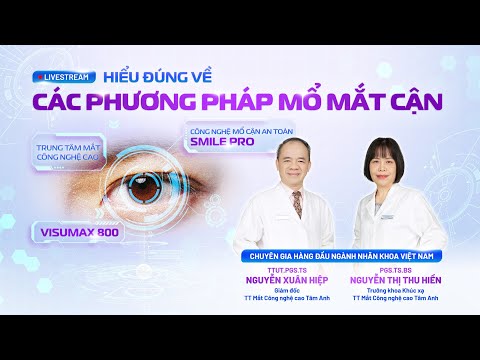 🔴 TRỰC TIẾP: Hiểu đúng về các phương pháp mổ cận hiện nay - Công nghệ SMILE Pro mổ cận an toàn