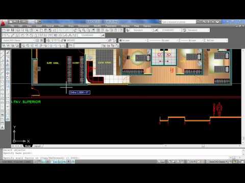 AutoCAD Aula 25: Como ajustar a escala e a unidade de um bloco (SCALE)