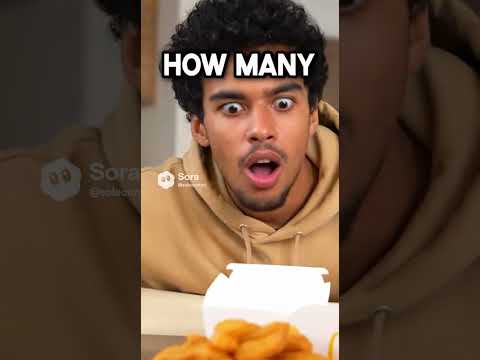 #mcdonalds #nuggets #chicken #challenge #usa