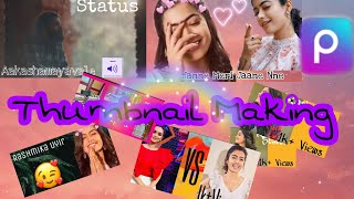 Thumbnail Making in Picsart|Easy Way to Make Thumbnail|Picsart😊 screenshot 1