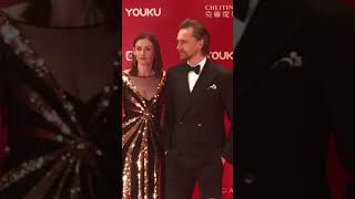 Tom Hiddleston arriving at the Shanghai Film Festival