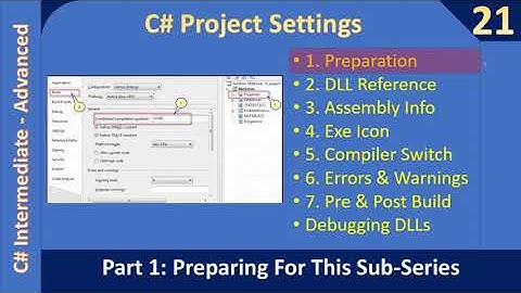 C# Project Properties | Part 1 Preparation and Build Output | C# Advanced #21