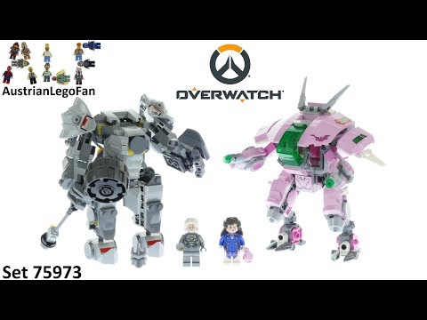 Lego Overwatch 75973 D.Va & Reinhardt Speed Build