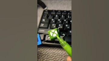 Drawing X for Xbox but on custom keyboard! @xbox #keycaps #drawing #keyboard