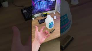 How to clean your mousepad #nwbuilds #keyboard #mechanicalkeyboard #fortnite