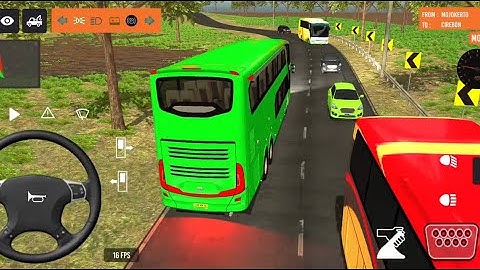 Indonesia Coach Bus Simulator Driving Video | Bus Simulator Game 2025 Android Gameplay Part 162