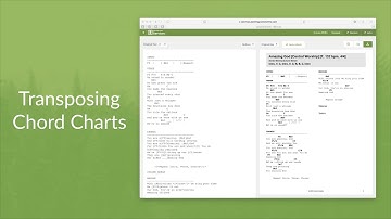 Transposing Chord Charts in Planning Center Services