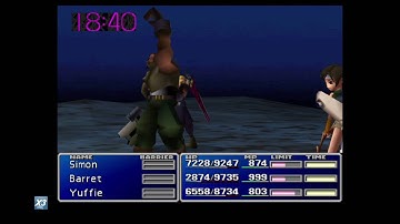 FF7 overflow Emerald WEAPON one hit kill