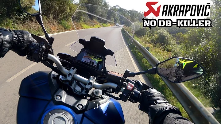 YAMAHA TRACER 900 GT | AKRAPOVIC EXHAUST SOUND | GoPro Hero 9 Black