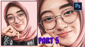 [ Photoshop tutorial ] Vector Vexel Hijab - Part 5 HAND & ACCS