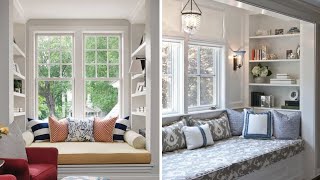 Transform the space under your windows into a cozy nook by adding a window seat