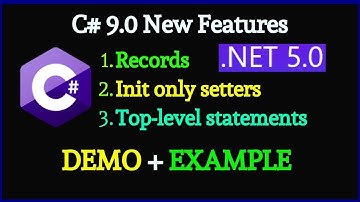 C# 9.0 New Features | .NET 5 | CSharp Tutorial for beginners | C# ASP.NET Core Tutorial