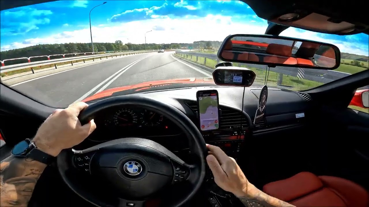 BMW E36 V8 S65 M3 Test one 400KM