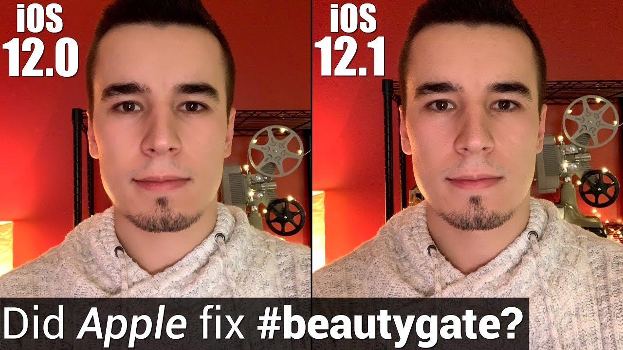 Как iOS 12.1 повлияла на работу фронтальной камеры iPhone XS и XS Max. Фото.