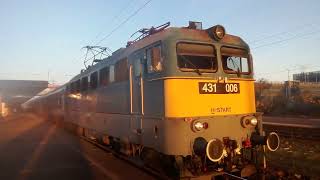V43 1006-os Szili indul Napfény IC-vel #máv #vasút #v43 #szili #intercity #ic