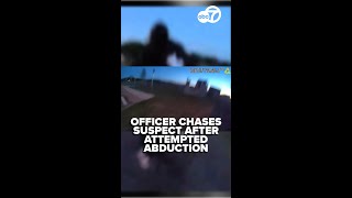 BODYCAM: Virginia officer chases suspect wanted in attempted abduction of 4-year-old