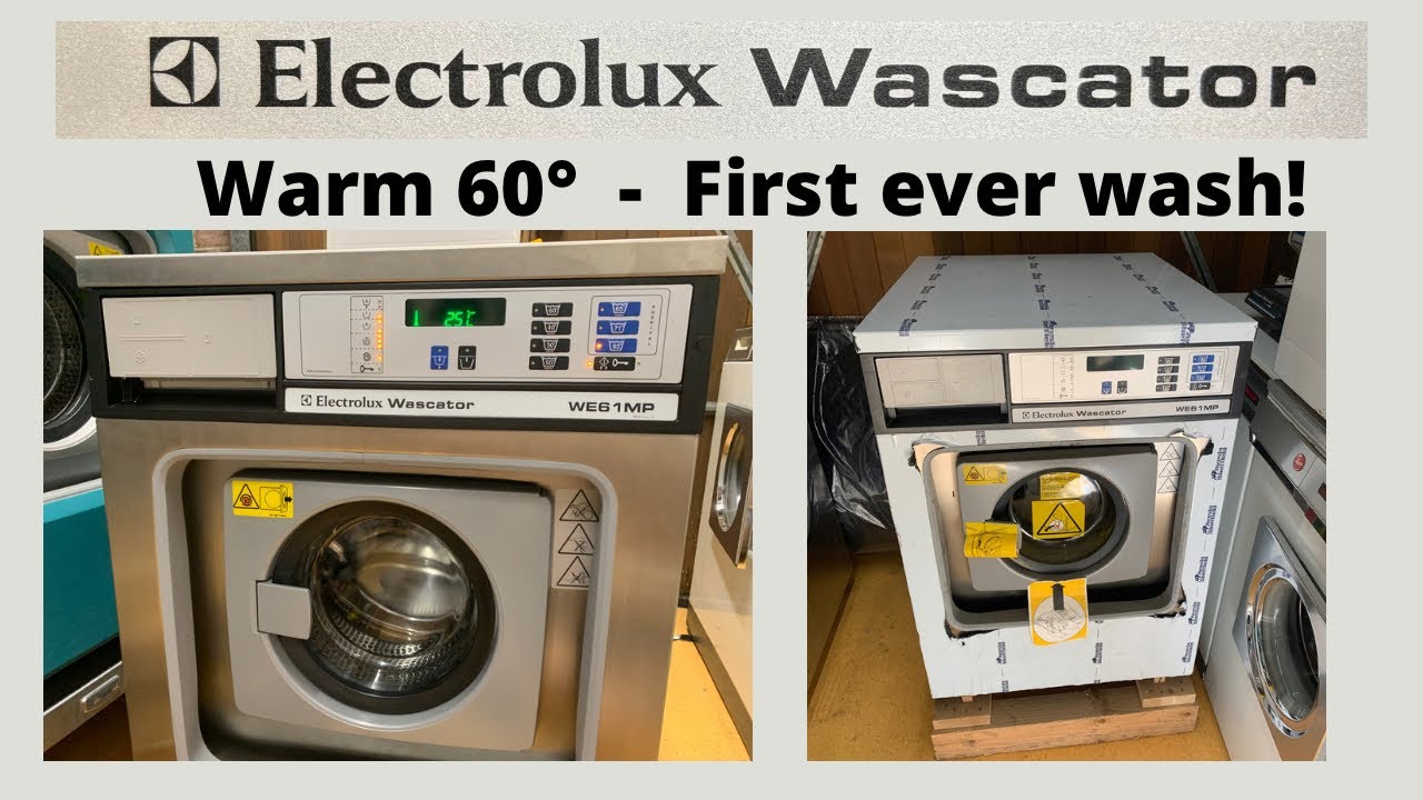 Electrolux Wascator WE61MP Warm 60° YouTube