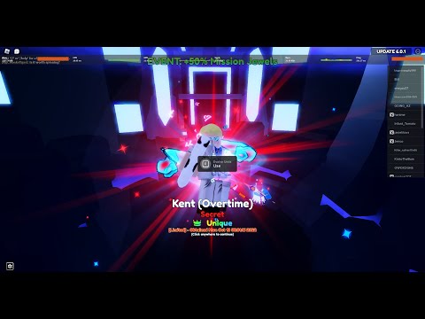 Lvl 89 UNIQUE Kent (Overtime) Showcase in Anime Adventures