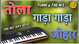 तोला गाड़ा गाड़ा जोहर प्रभु तोला || Tola gada gada johar prabhu Piano | hiresh sinha |cg Piano|