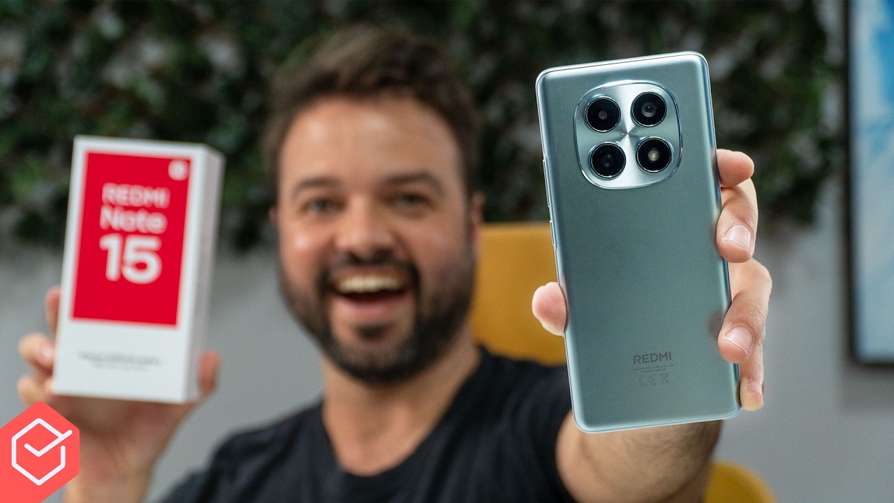CHEGOU meu REDMI NOTE 15! 6000mAh e TELA CURVA AMOLED!! // minha 🔥OPINIÃO SINCERA🔥