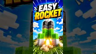 Easy Rocket 🚀| #minecraft #minecraft #tntCannon # Minecraft short