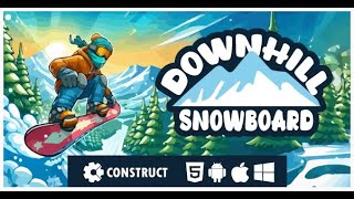 Downhill Snowboard – HTML5 Mobile Game screenshot 2