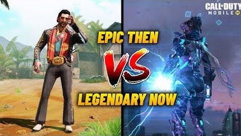 Epic then VS Legendary Now CODM | Characters Lobby Intro #cod #callofduty #codm