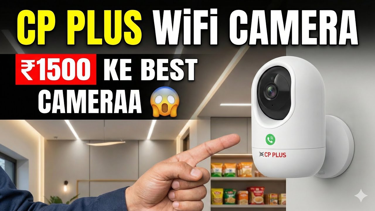 Low Cost BEST CCTV Camera 😲 | CP PLUS 3MP WiFi Installation Telugu