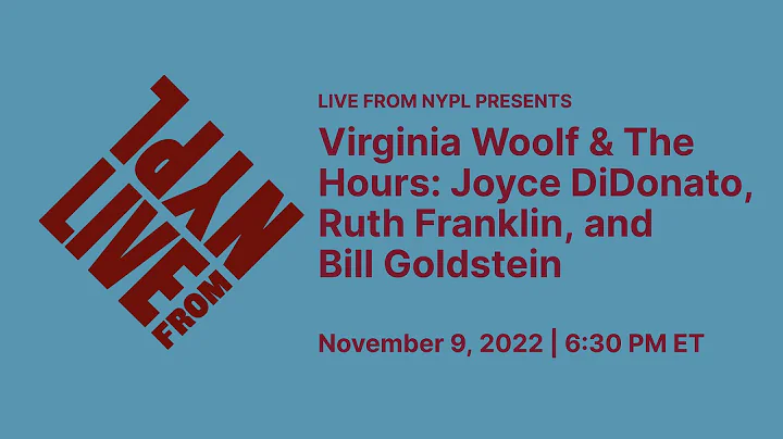 Virginia Woolf & The Hours: Joyce DiDonato, Ruth F...
