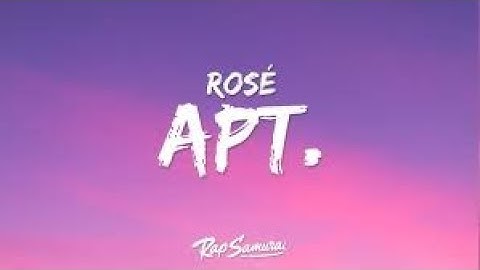 ROSÉ  Bruno Mars  APT Lyrics song | dj remix song