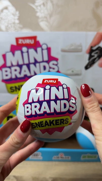 Mini Brands Sneakers unboxing 🔥👟 #minibrands #minibrandssneakers