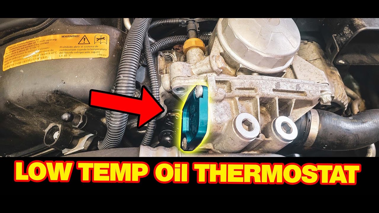 Low Temp Oil Cooler Thermostat Valve for Bmw N54 / N55 (DIY)