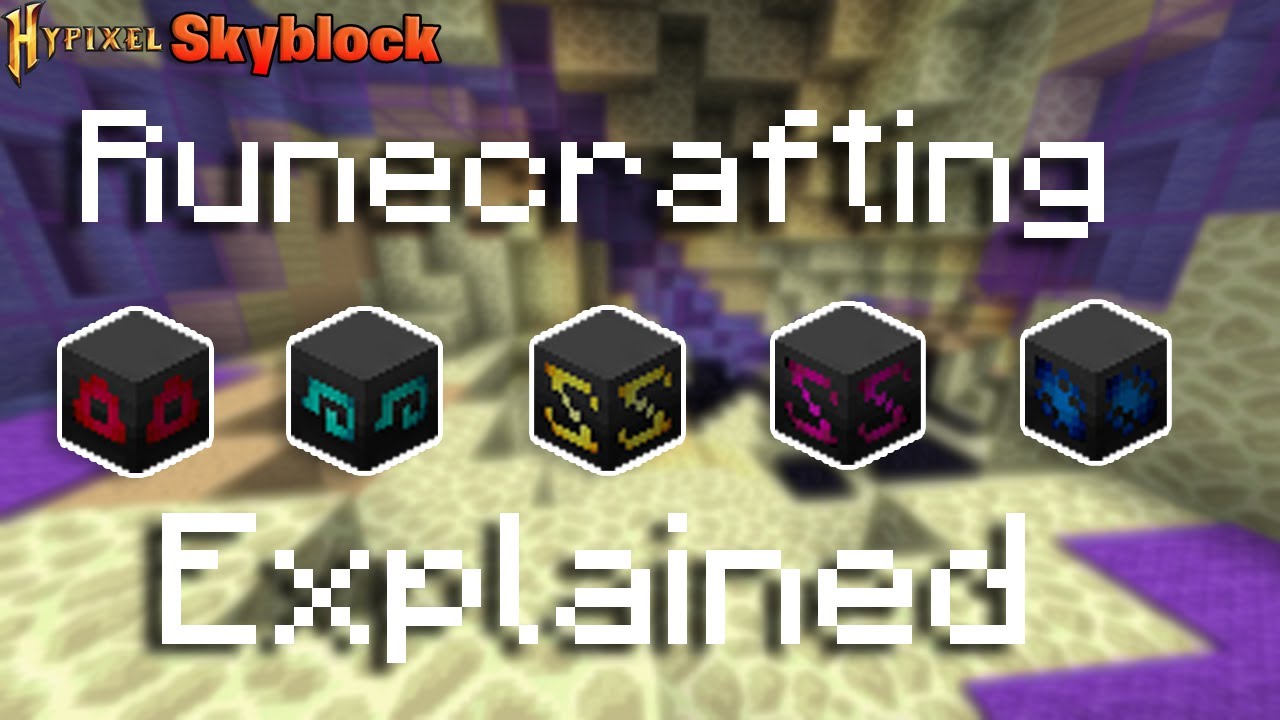 Hypixel Skyblock Runecrafting Guide (All Available Runes) - YouTube