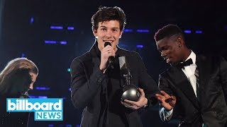 Video thumbnail of "MTV EMAs 2017: Eminem, Shawn Mendes & More Big Moments | Billboard News"