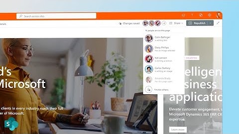 Avanade uses the latest SharePoint innovations to create engaging and beautiful content