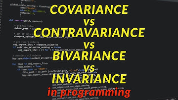 Covariance vs Contravariance in Programming Languages