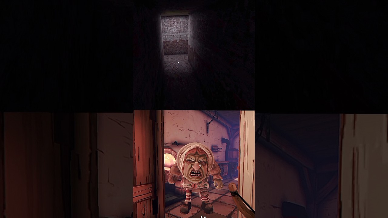 Angeline spider vs witch cry jumpscare battle!