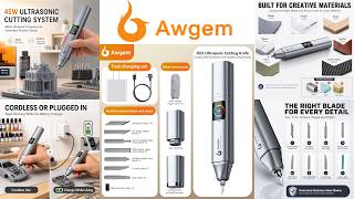 Awgem KE5 Review — 45W Ultrasonic Cutter for 3D Printing & Model Making
