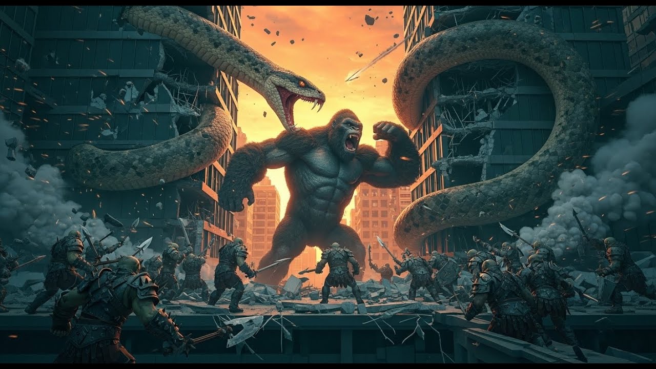 giant ape adventures king kong vs titanoboa vs orcs past 29
